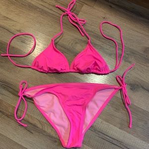 OP (ocean pacific) hot pink bikini